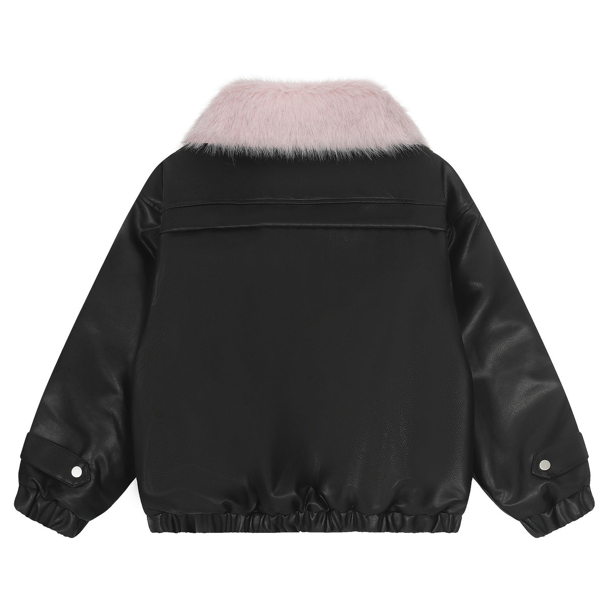 Coats with Fur Collar Solid Color Wholesale Supply