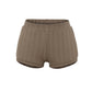 Elastic waist shorts for women