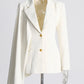 New irregular cut suit+pleated skirt fashion suit for women