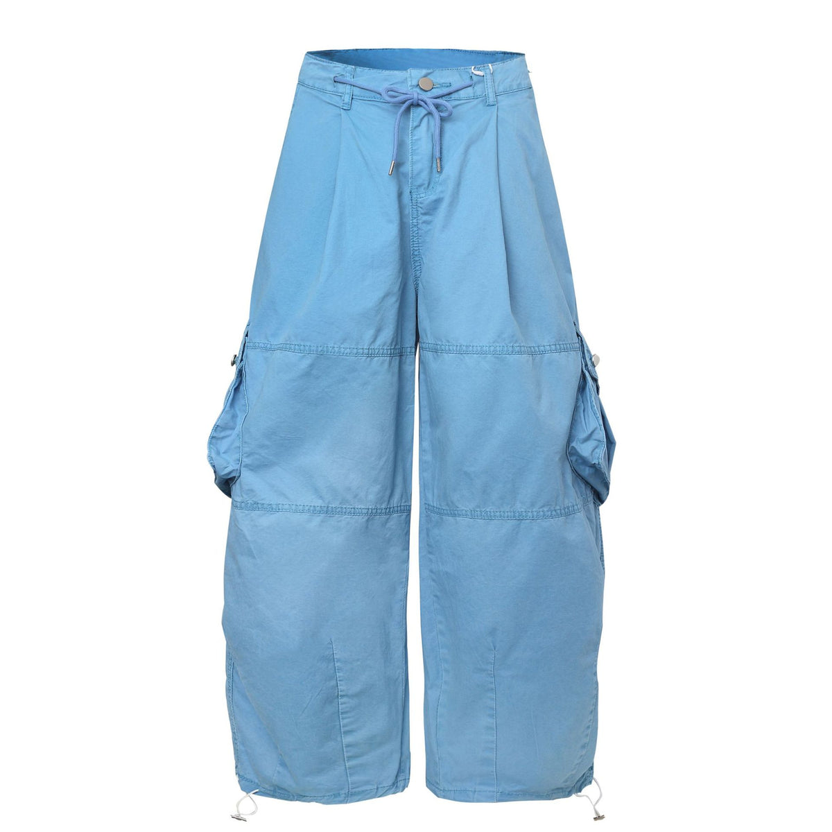 Loose Multi-pocket Relaxed Baggy Wide-leg Trousers Men