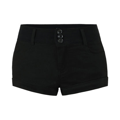 Low waisted shorts for women