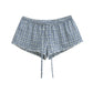 Elastic waist shorts for women