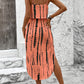 Printed camisole dress for fashion