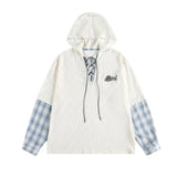 Fake two hoodies for men and women