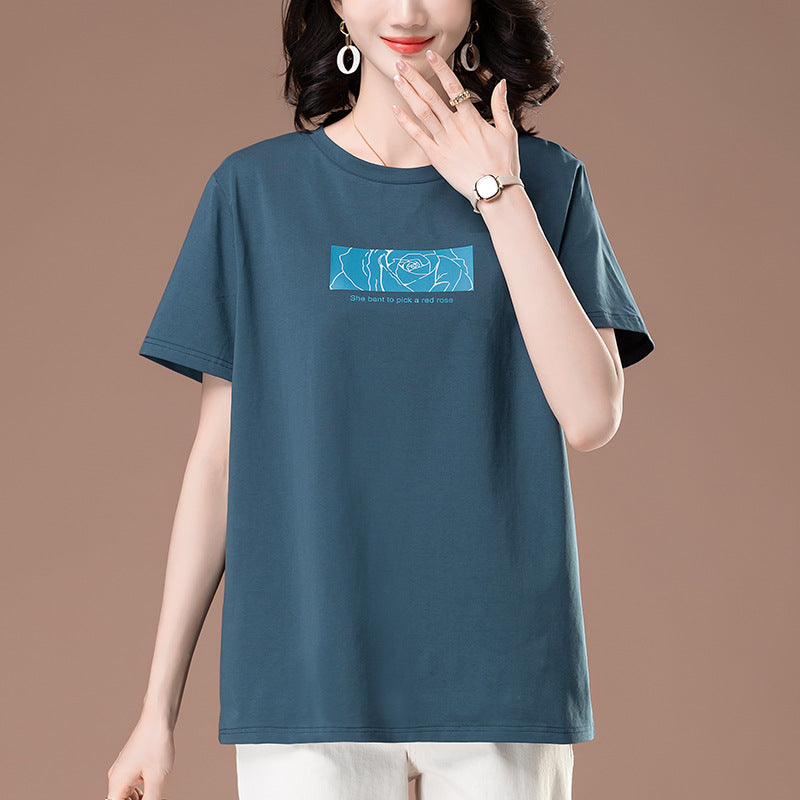Round neck top for women