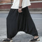 Men's Harem Pants Retro Drop Crotch Joggers Casual Trousers Men Baggy Loose Nepal Style Wide Leg Pants