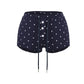 Elastic waist shorts for women
