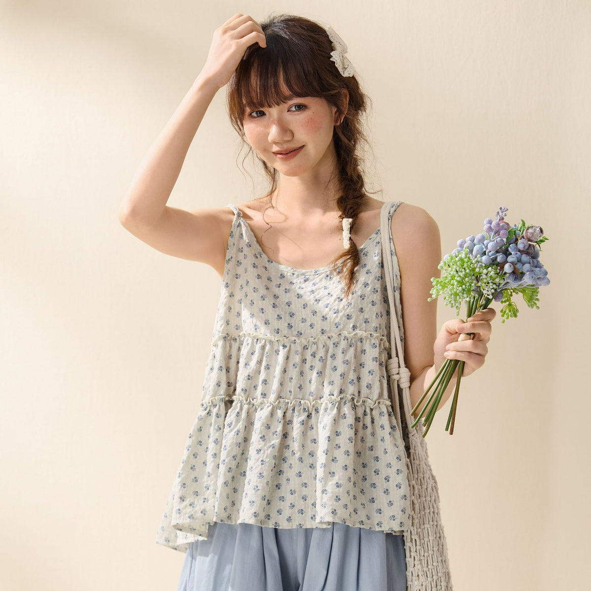 Floral camisole top for women