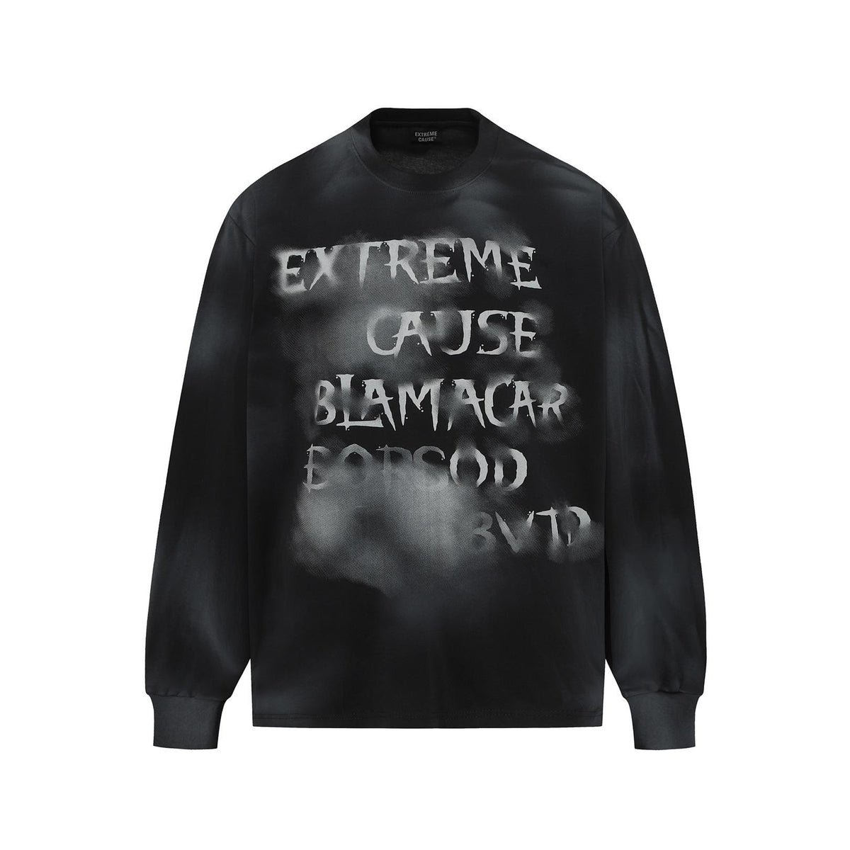 Spray painted vintage letter hoodies for men and women