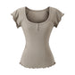 U-neck top for women