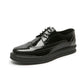 Oxford Shoes Fashion Brogue Men Leather Formal Dress Shoes Man Comfortable Office Party Footwear