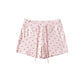 Elastic waist shorts for women