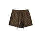 Elastic waist shorts for women