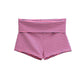 Elastic waist shorts for women