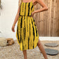 Printed camisole dress for fashion