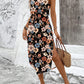 Printed camisole dress for fashion