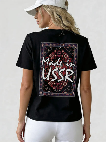 Loose printed top for women
