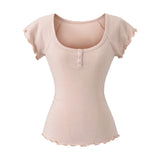 U-neck top for women