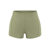Elastic waist shorts for women