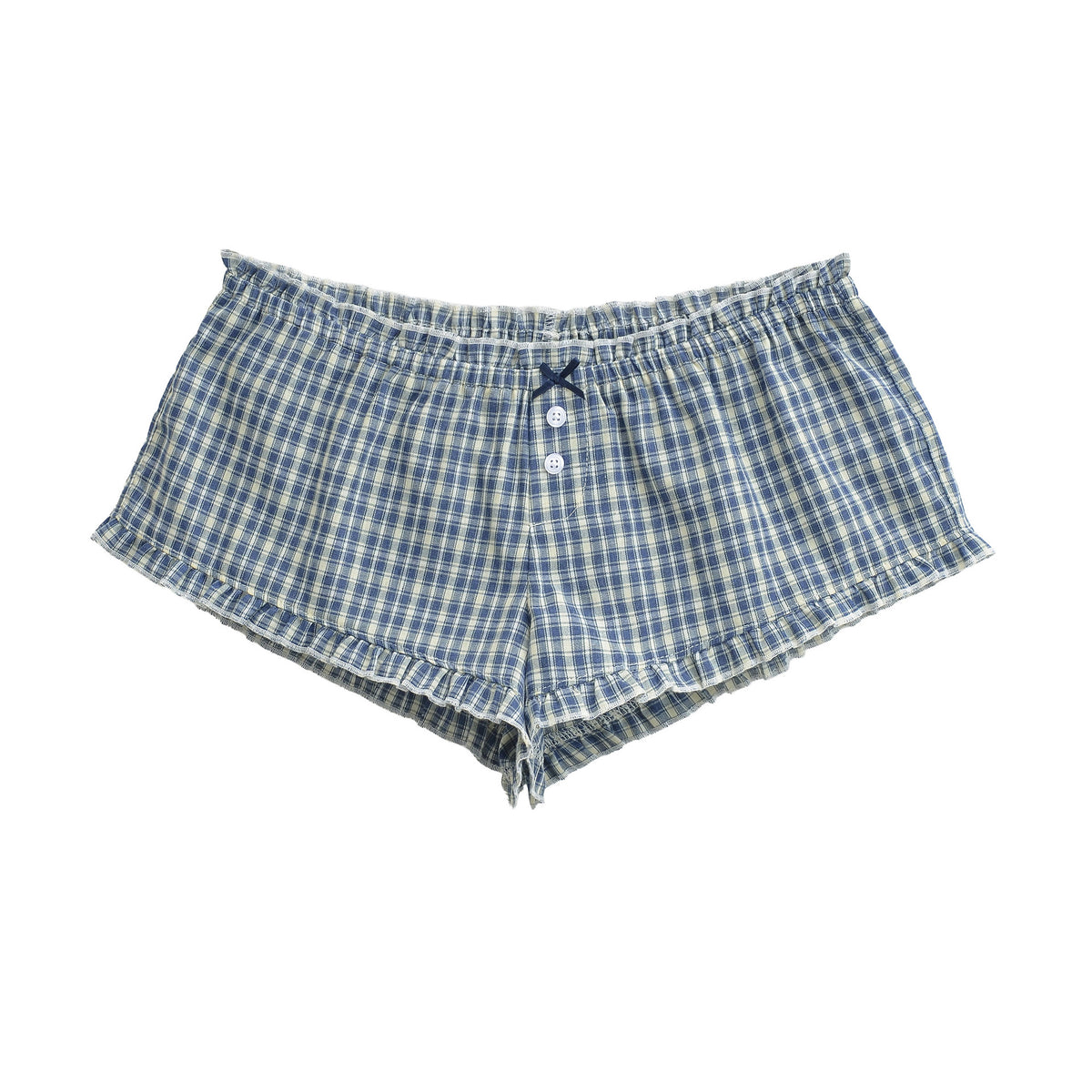 Elastic waist shorts for women