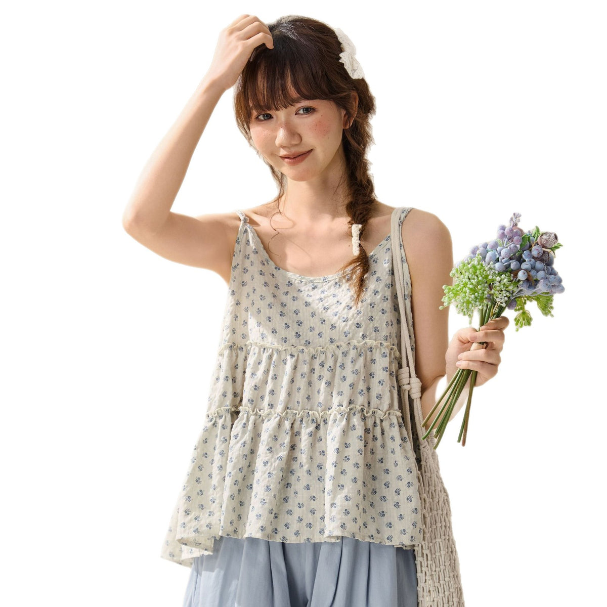 Floral camisole top for women