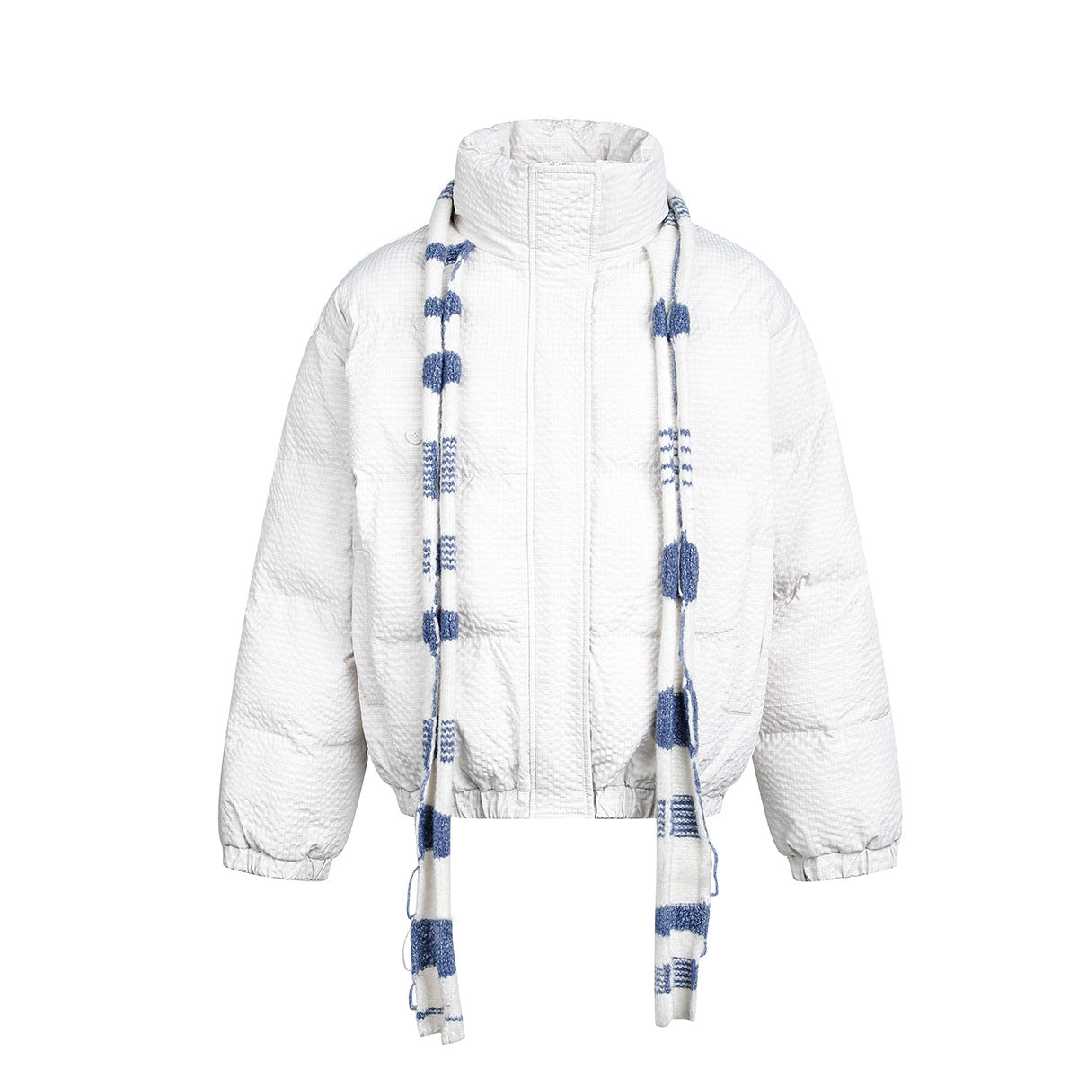 Warm cotton jacket with fake two coats