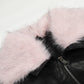 Coats with Fur Collar Solid Color Wholesale Supply