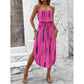 Printed camisole dress for fashion